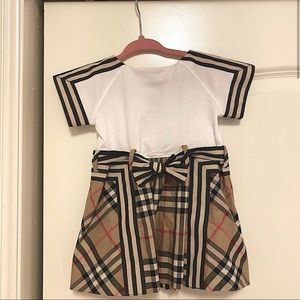 COPY - Burberry Baby Rhonda Mixed Pattern Dress